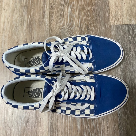 Blue Checkered Vans - Picture 4 of 4